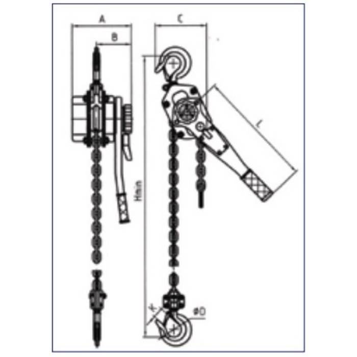 ΚΡΙΚΟΠΑΛΑΓΚΟ 750Kg - 1.5M - 63056 - EXPRESS