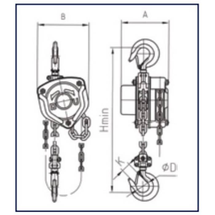 ΠΑΛΑΓΚΟ ΑΛΥΣΙΔΑΣ ΧΕΙΡΟΣ 3TON - 3M - 63036 - EXPRESS