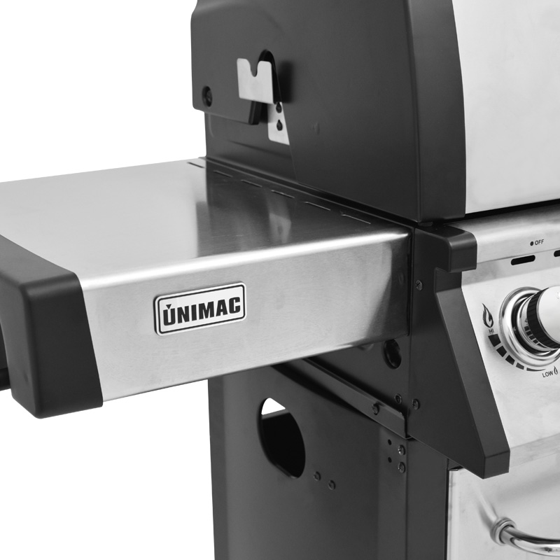 ΨΗΣΤΑΡΙΑ BBQ ΥΓΡΑΕΡΙΟΥ ΙΝΟΧ (5+1) |24,5Kw| 661319 - UNIMAC
