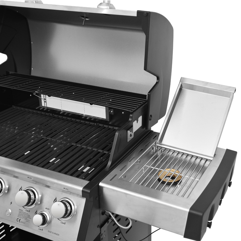 ΨΗΣΤΑΡΙΑ BBQ ΥΓΡΑΕΡΙΟΥ ΙΝΟΧ (5+1) |24,5Kw| 661319 - UNIMAC